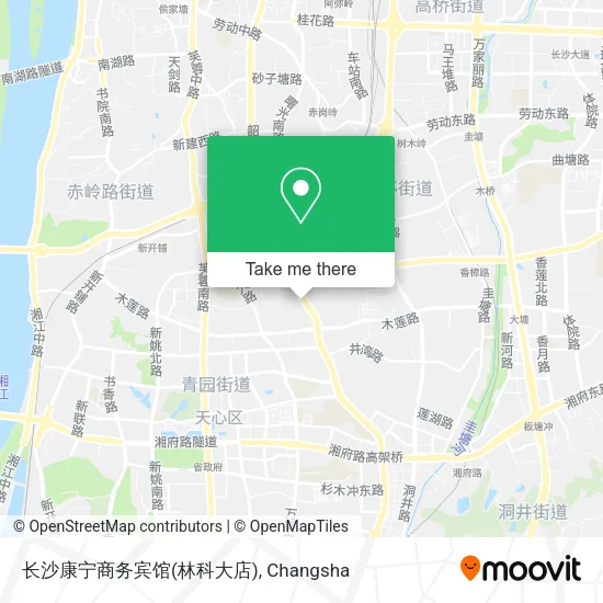 长沙康宁商务宾馆(林科大店) map