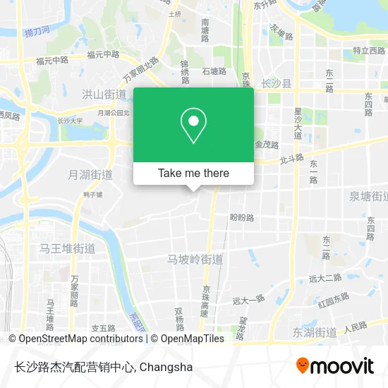 长沙路杰汽配营销中心 map