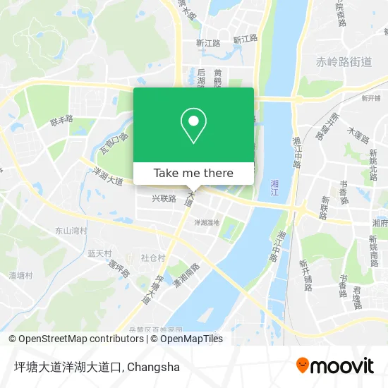 坪塘大道洋湖大道口 map