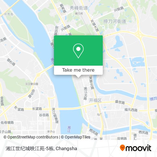 湘江世纪城映江苑-5栋 map