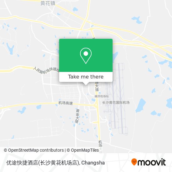 优途快捷酒店(长沙黄花机场店) map