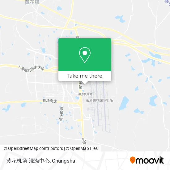 黄花机场-洗涤中心 map