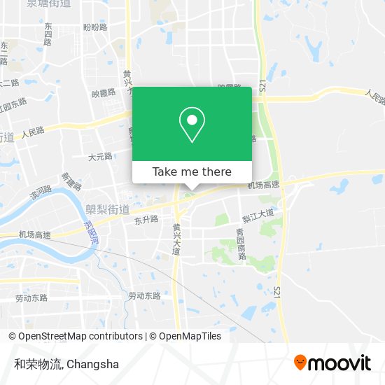和荣物流 map