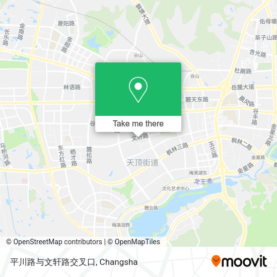 平川路与文轩路交叉口 map