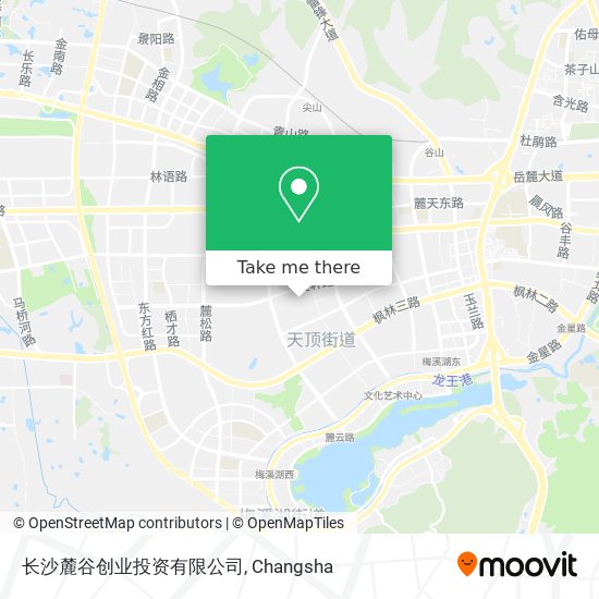 长沙麓谷创业投资有限公司 map