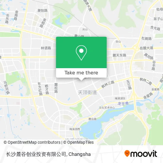 长沙麓谷创业投资有限公司 map
