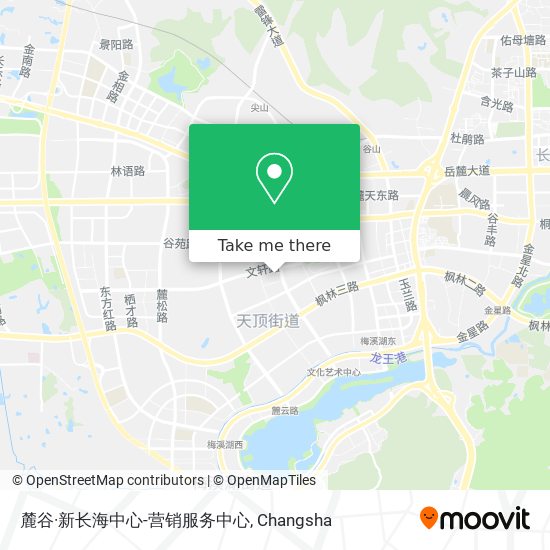 麓谷·新长海中心-营销服务中心 map