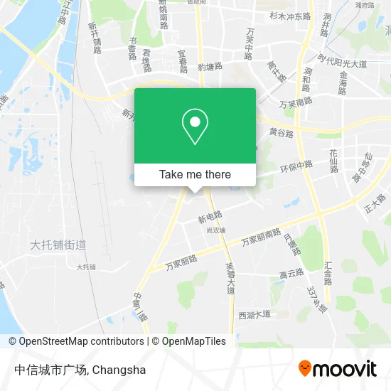中信城市广场 map