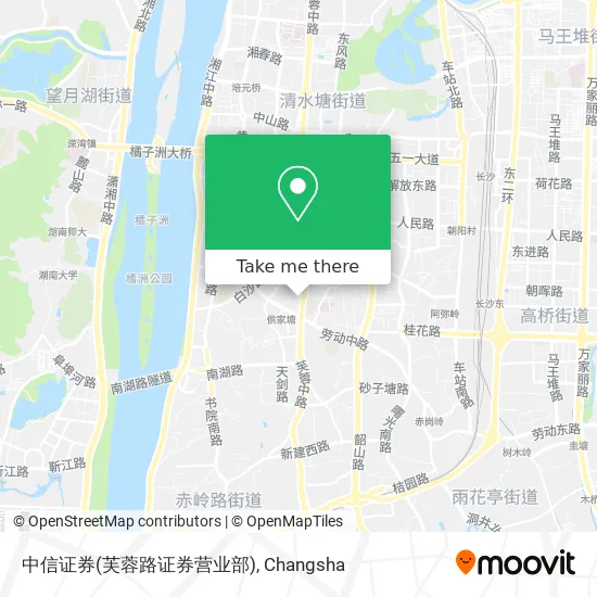 中信证券(芙蓉路证券营业部) map