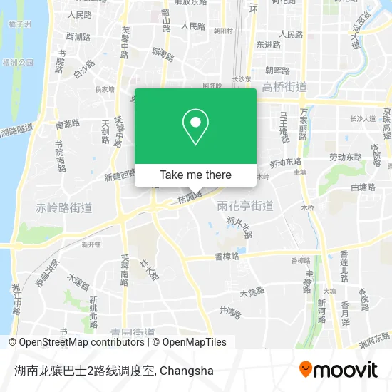 湖南龙骧巴士2路线调度室 map