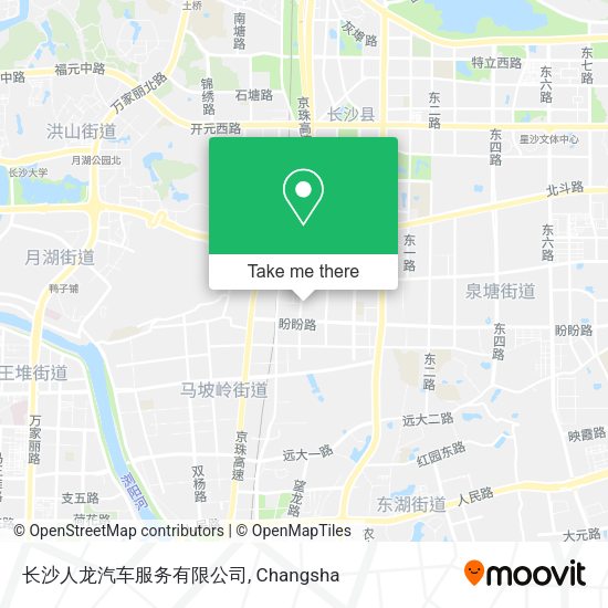 长沙人龙汽车服务有限公司 map