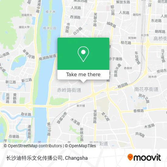 长沙迪特乐文化传播公司 map