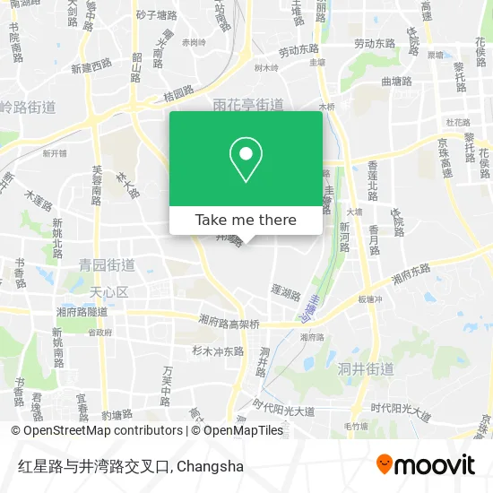 红星路与井湾路交叉口 map