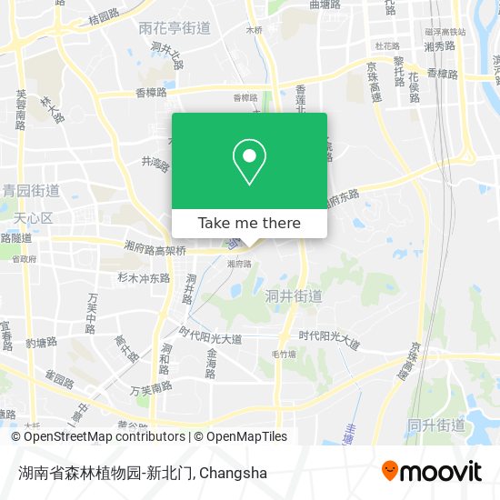 湖南省森林植物园-新北门 map
