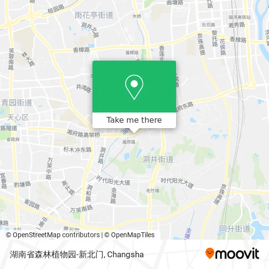 湖南省森林植物园-新北门 map