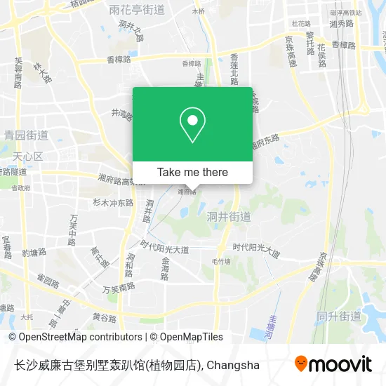 长沙威廉古堡别墅轰趴馆(植物园店) map