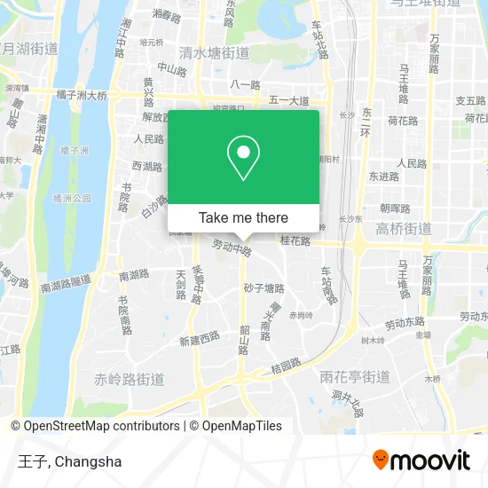 王子 map
