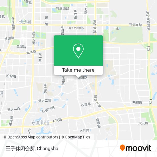 王子休闲会所 map