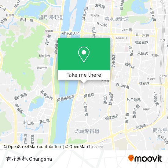 杏花园巷 map