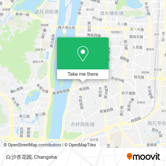 白沙杏花园 map