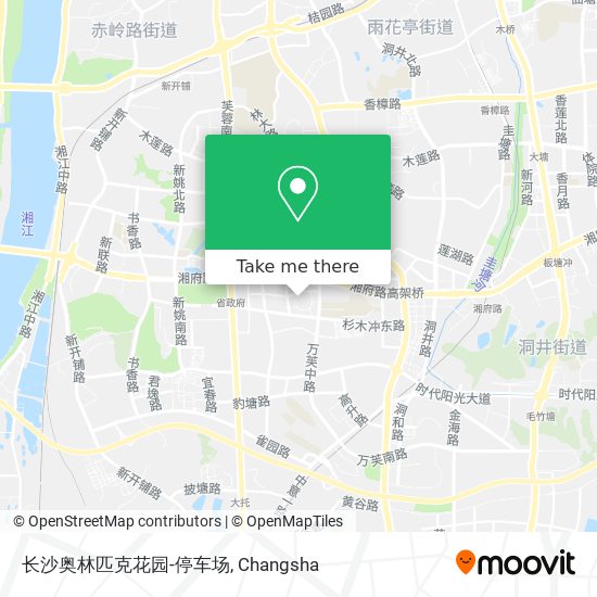 长沙奥林匹克花园-停车场 map