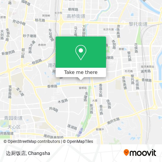 边厨饭店 map