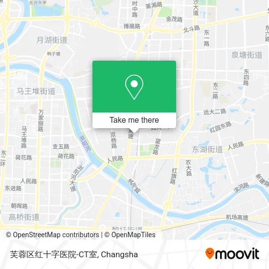 芙蓉区红十字医院-CT室 map
