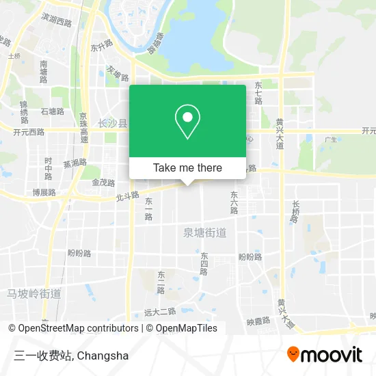三一收费站 map