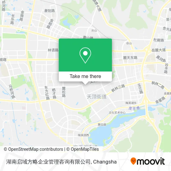 湖南启域方略企业管理咨询有限公司 map