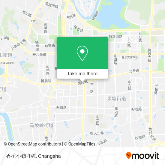 香槟小镇-1栋 map