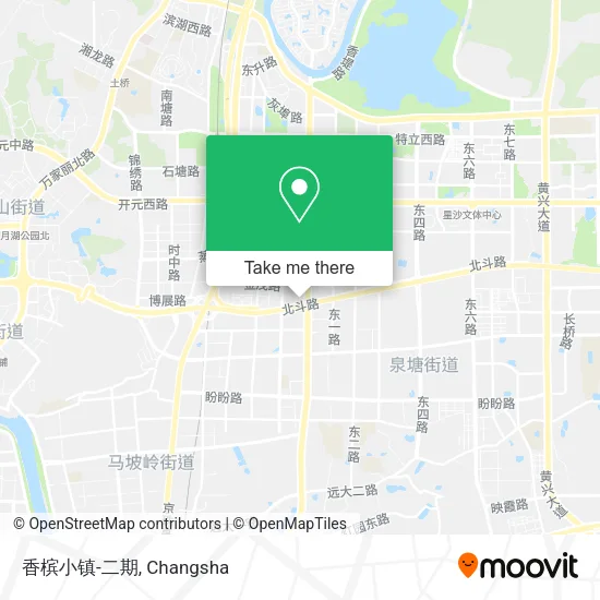 香槟小镇-二期 map