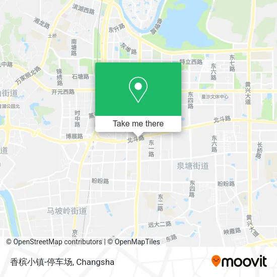 香槟小镇-停车场 map