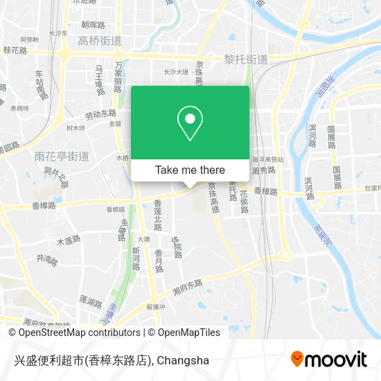 兴盛便利超市(香樟东路店) map