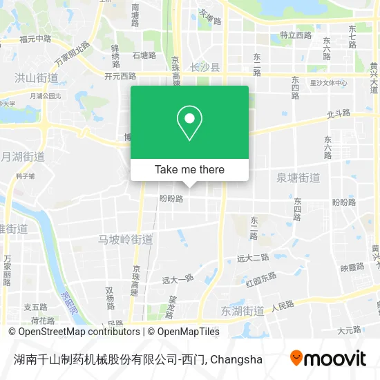 湖南千山制药机械股份有限公司-西门 map