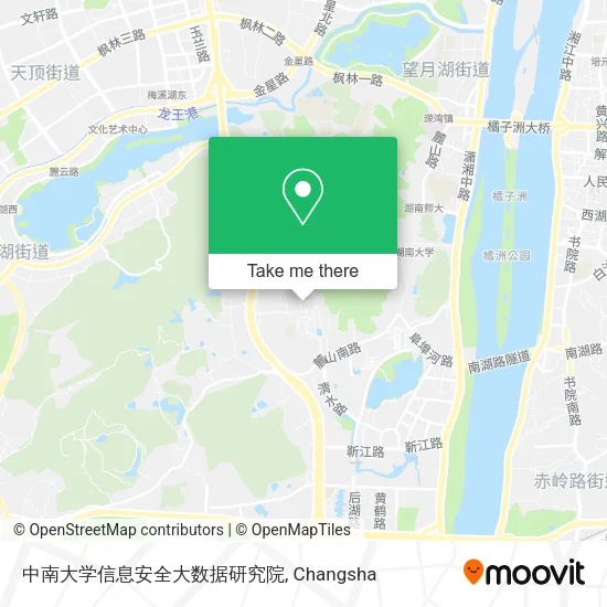 中南大学信息安全大数据研究院 map