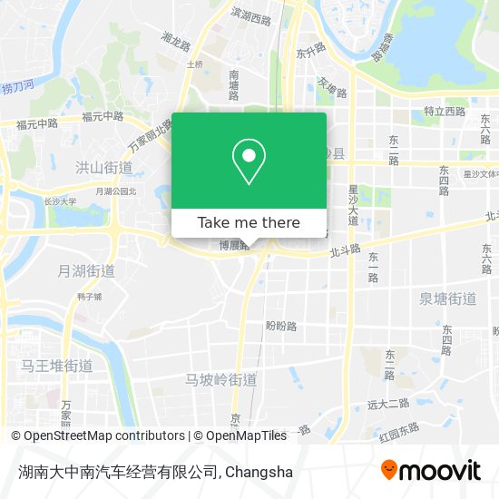湖南大中南汽车经营有限公司 map
