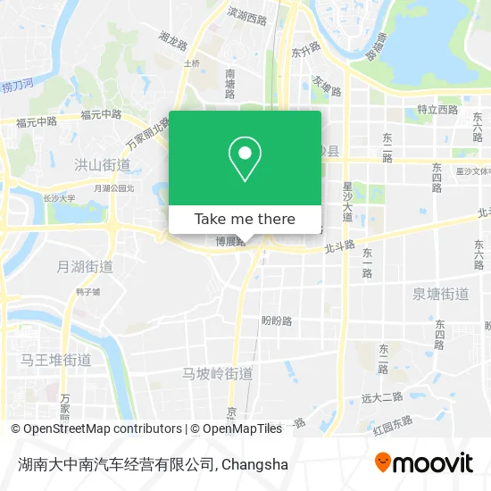 湖南大中南汽车经营有限公司 map