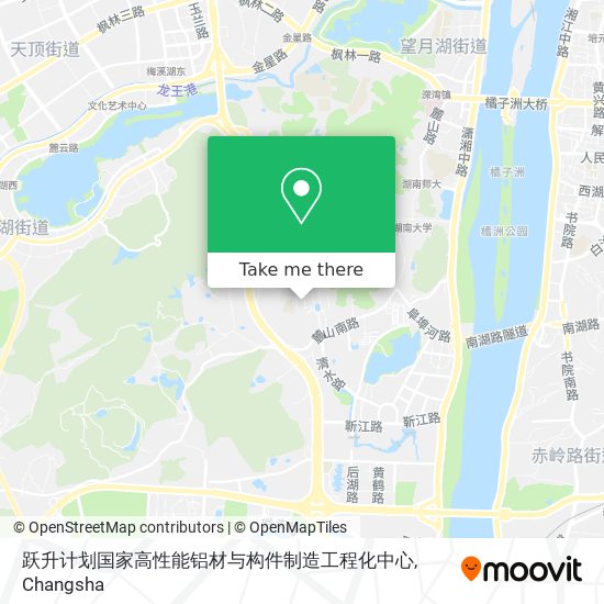 跃升计划国家高性能铝材与构件制造工程化中心 map