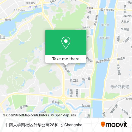 中南大学南校区升华公寓28栋北 map