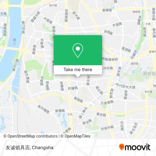 友诚锁具店 map