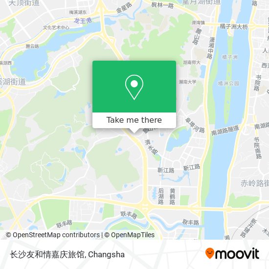 长沙友和情嘉庆旅馆 map