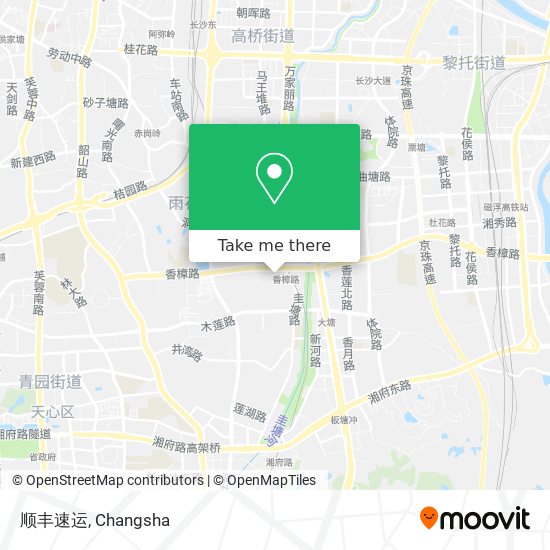 顺丰速运 map