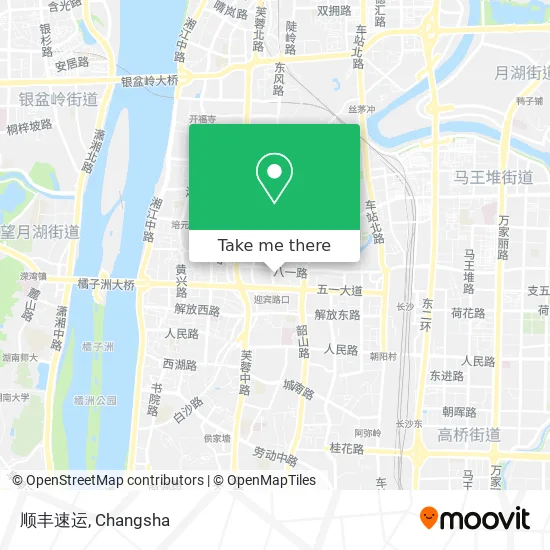 顺丰速运 map