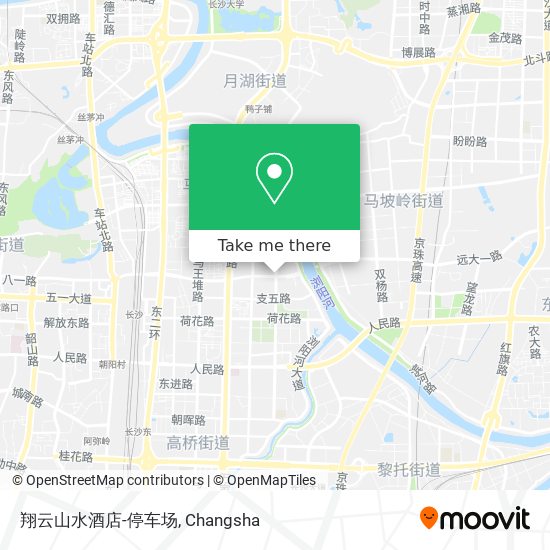 翔云山水酒店-停车场 map