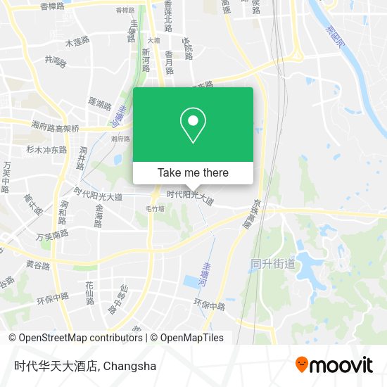 时代华天大酒店 map