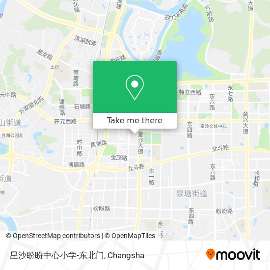星沙盼盼中心小学-东北门 map