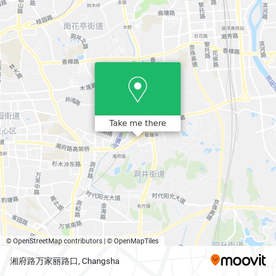 湘府路万家丽路口 map