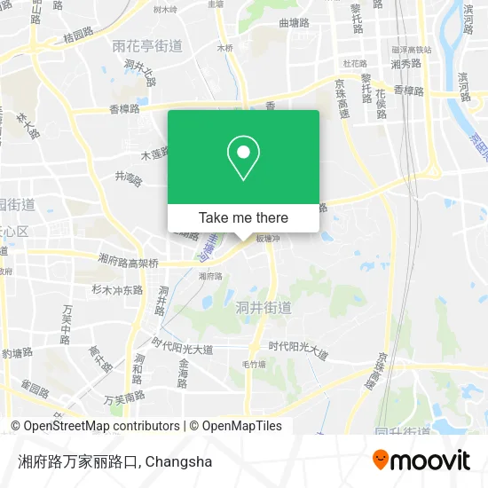 湘府路万家丽路口 map