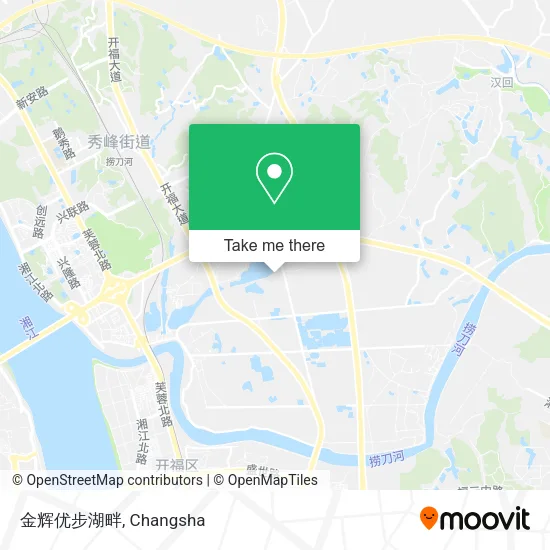 金辉优步湖畔 map