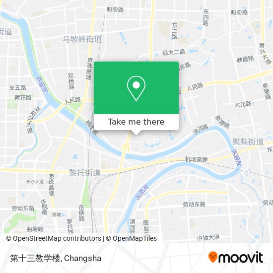 第十三教学楼 map